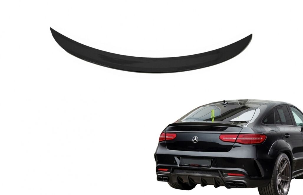 Trunk Boot Spoiler suitable for Mercedes GLE Coupe C292 (2015-2019) Piano Black