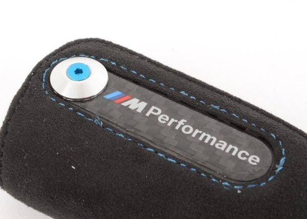 NEW GENUINE BMW 1 2 3 4 5 6 X3 X4 M PERFORMANCE KEY CASE ALCANTARA CARBON FIBER 82292355518 - Image 4