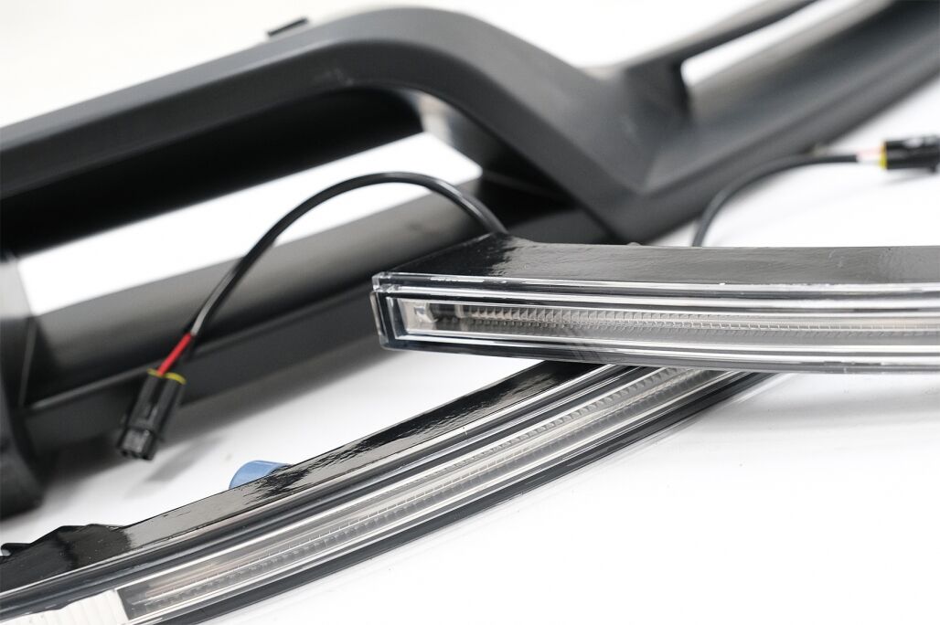 Front Bumper Lip Spoiler LED DRL Extension suitable for Mercedes G-Class Facelift W463 / W464 (2018-) - Image 6