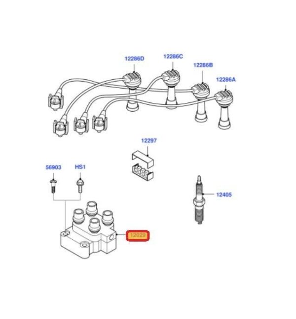 NEW GENUINE FORD FOCUS C-MAX FIESTA MONDEO IGNITION COIL PACK 1459278 - Image 2