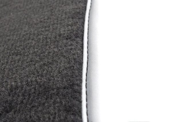 NEW GENUINE AUDI A6 09-11 FRONT PREMIUM BLACK TEXTILE FLOOR MATS LHD 4F1061275PMNO - Image 8