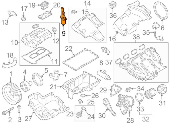 BMW NEW GENUINE VANOS VALVETRONIC SYSTEM TIMING ACTUATOR CYLINDER HEAD 11377603979 - Image 2