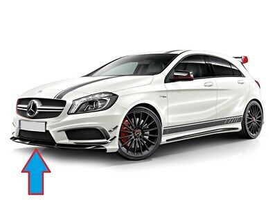 NEW GENUINE MERCEDES BENZ MB A 45 W176 AMG FRONT BUMPER LOWER LIP GLOSS BLACK A1768850974 - Image 2