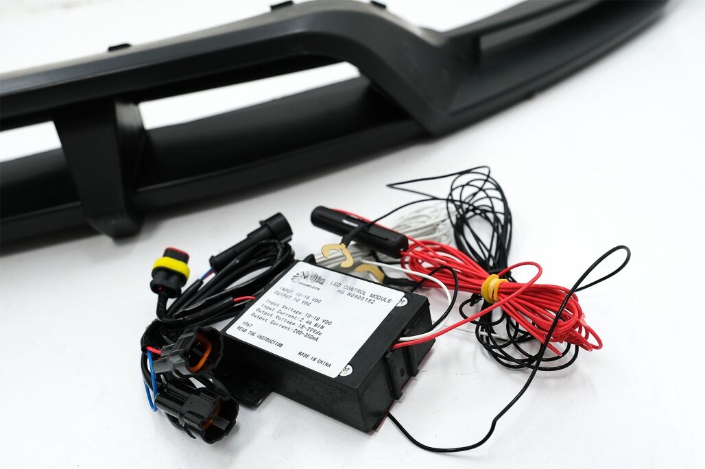 Front Bumper Lip Spoiler LED DRL Extension suitable for Mercedes G-Class Facelift W463 / W464 (2018-) - Image 9