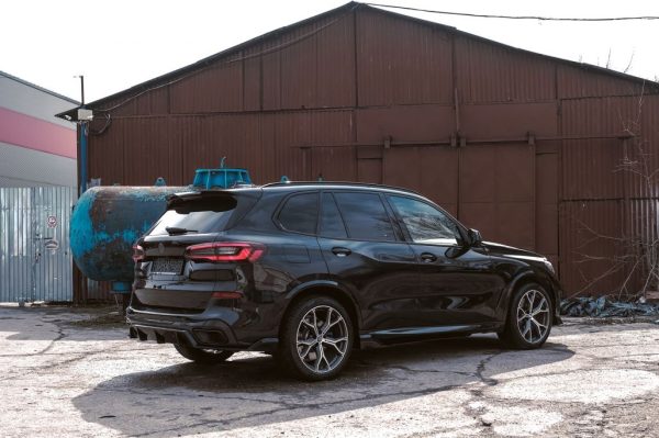 X5M Competition Look Black Gloss Rear Roof Door Spoiler Wing For BMW X5 G05 - Image 9