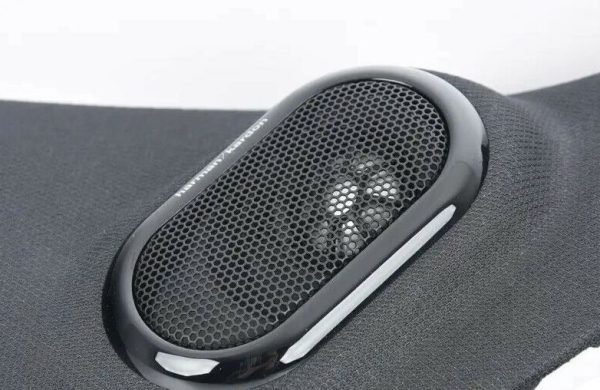 NEW GENUINE MINI COOPER FRONT A PILLAR PANELS W/ SPEAKERS POD CARBON BLACK SET 51437406021+51437406022 - Image 4