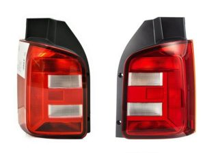 NEW GENUINE VOLKSWAGEN TRANSPORTER T6 15- REAR TAIL LIGHTS LEFT N/S + RIGHT O/S 7E0945096T+7E0945095T