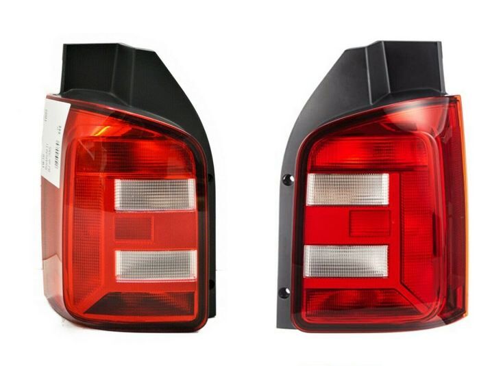 NEW GENUINE VOLKSWAGEN TRANSPORTER T6 15- REAR TAIL LIGHTS LEFT N/S + RIGHT O/S 7E0945096T+7E0945095T