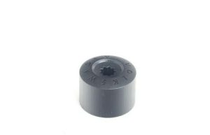 NEW GENUINE VW AUDI SKODA SEAT LOCKING WHEEL NUT BOLT COVER CAP 1PC BLACK 17MM