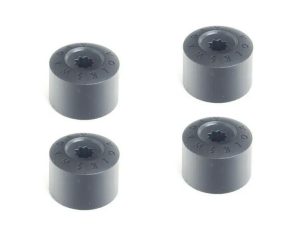 NEW GENUINE VW AUDI SKODA SEAT LOCKING WHEEL NUT BOLT COVER CAPS 4PCS BLACK 17MM