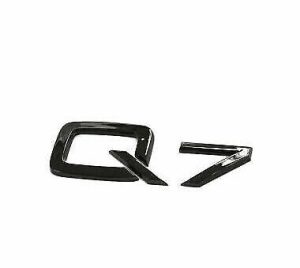 NEW GENUINE AUDI Q7 2015- REAR TRUNK BADGE LOGO BLACK GRILL EMBLEM 4M0853605T94