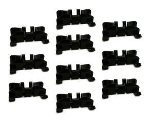 NEW GENUINE MERCEDES BENZ A-CLASS W169 ROOF RAIL COVER MOUNTING CLIPS 10 PCS