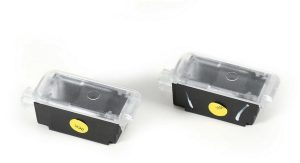 NEW GENUINE AUDI RS SPORT FRONT DOOR ENTRY LED PUDDLE LIGHT LOGO PAIR SET 2PCS 4S0947409+4S0947410