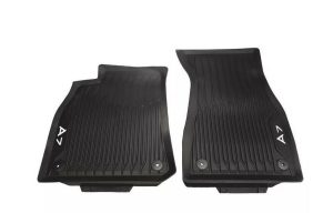 NEW GENUINE AUDI A7 SPORTBACK 19- FRONT BLACK RUBBER ALL WEATHER FLOOR MATS LHD 4K8061501041