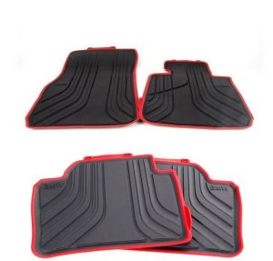 NEW GENUINE BMW 3 SER F30 F31 SPORT LINE RUBBER FLOOR MATS SET RHD FRONT+REAR 51472219803+51472339780