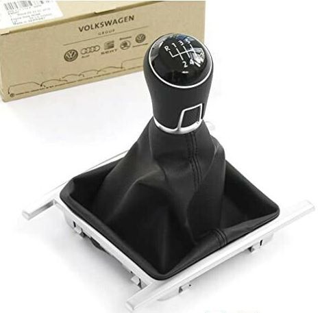 NEW GENUINE VOLKSWAGEN AMAROK TRANSMISSION SHIFTER GEAR KNOB WITH LEATHER BOOT 2H0711113PDMR