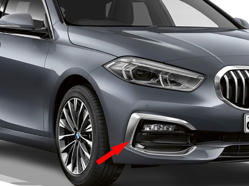 NEW GENUINE BMW 1 SERIES F40 LUXURY LINE FRONT BUMPER SIDE GRILLE TRIM RIGHT O/S 51117459720 - Image 2