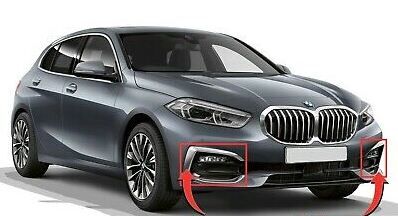 NEW GENUINE BMW 1 SERIES F40 LUXURY LINE FRONT BUMPER SIDE GRILLE TRIM PAIR SET - Image 3