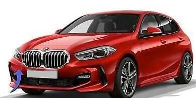 NEW GENUINE BMW 1 SERIES F40 M SPORT FRONT BUMPER TOWING BAR HITCH COVER 51119881573 - Image 3