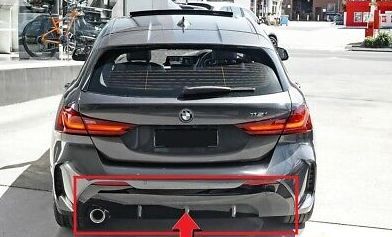 NEW GENUINE BMW 1 F40 M SPORT 1.6 DIESEL 1.8 PETROL REAR BUMPER LOWER DIFFUSER 51128070950 - Image 3