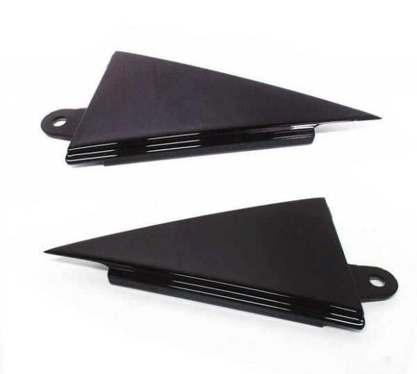 AUDI GENUINE A3 8P1 03-12 HATCHBACK REAR DOOR EXTERIOR TRIANGLE TRIM PAIR SET 8P4853274CY9B+8P4853273CY9B