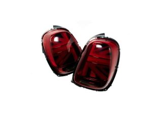 NEW GENUINE MINI GP3 F56 F55 F57 REAR TAIL LIGHT UNION JACK BLACK LINE PAIR SET 63219465869+63219465870