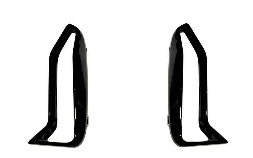 NEW GENUINE BMW 3' G20 G21 M340i FRONT BUMPER SIDE GRILL BLACK TRIM PAIR SET 51118093302 + 51118093301