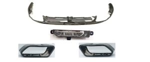 NEW GENUINE BMW Z4 G29 REAR M140 M SPORT REAR BUMPER LOWER TRIM DIFFUSER KIT SET