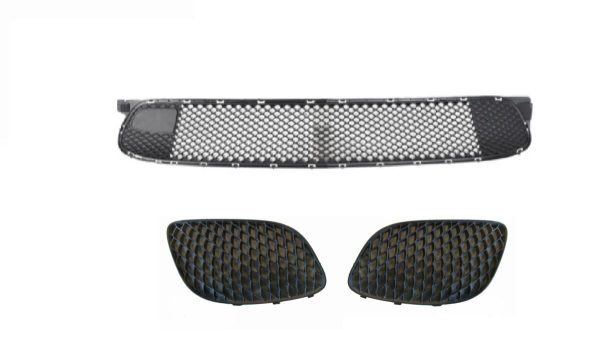 NEW GENUINE MERCEDES A CLASS W117 FRONT BUMPER LOWER GRILL SET CENTER LEFT RIGHT