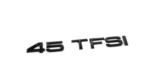 NEW GENUINE AUDI A6 A7 A8 Q5 Q8 45 TFSI TRUNK LETTERING BADGE GLOSS BLACK EMBLEM 83A853744DT94