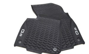 NEW GENUINE AUDI Q8 SQ8 RSQ8 2019- FRONT BLACK RUBBER ALL WEATHER FLOOR MATS LHD 4M8061501041