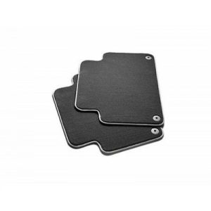 NEW GENUINE AUDI Q7 10-15 REAR PREMIUM BLACK TEXTILE FLOOR MATS LHD 4L0061276PBMNO