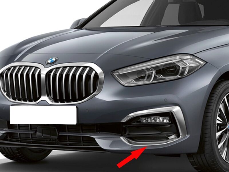 NEW GENUINE BMW 1 SERIES F40 LUXURY LINE FRONT BUMPER SIDE GRILLE TRIM LEFT 51117459719 - Image 2