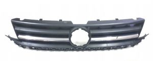 NEW GENUINE VOLKSWAGEN VW FRONT CENTER UPPER RADIATOR GRILLE BLACK 2K5853651ARYP