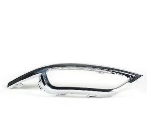 NEW GENUINE VW T-ROC 17- REAR BUMPER TRIM BRIGHT CHROME LEFT N/S 2GA807833A2ZZ
