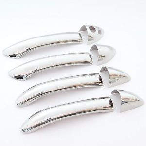 NEW GENUINE MB E CLASS 2013-2016 W212 DOOR HANDLE TRIM SET 4 PCS CHROMED A2127200040
