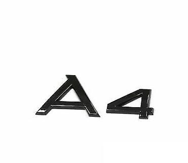 NEW GENUINE AUDI A4 BLACK EDITION REAR BADGE EMBLEM STICKER LOGO 8W0853741T94