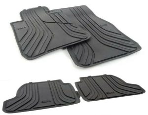 NEW GENUINE BMW 1 SERIES F20 F21 FRONT & REAR ALL WEATHER RUBBER FLOOR MATS LHD 51472210210+51472210208