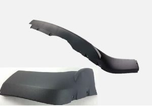 NEW GENUINE MINI F56 F57 REAR JCW BUMPER LOWER LIP BLACK PAIR SET WITHOUT PDC 51127365150+51127365149