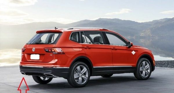 NEW GENUINE VW TIGUAN REAR BUMPER PIPETIP TRIM LEFT SIDE CHROME 5NN8078332ZZ - Image 5