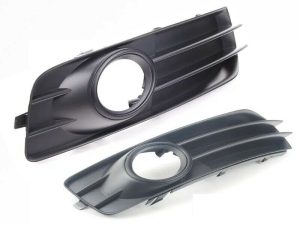 AUDI GENUINE A3 8P 09-13 FRONT BUMPER FOG LIGHT BLACK GRILL PAIR SET LEFT RIGHT