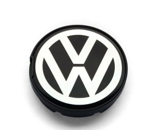 NEW GENUINE VOLKSWAGEN 55MM ALLOY WHEEL CHROME CENTRE HUBCAP 1PC 6N0601171