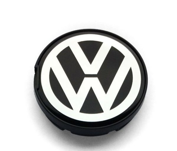 NEW GENUINE VOLKSWAGEN 55MM ALLOY WHEEL CHROME CENTRE HUBCAP 1PC 6N0601171