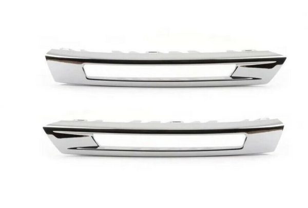 NEW GENUINE MERCEDES BENZ GLS X166 AMG FRONT LOWER BUMPER MOULDING COVER SET