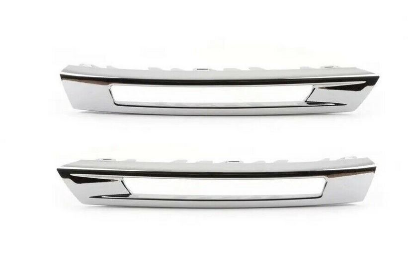 NEW GENUINE MERCEDES BENZ GLS X166 AMG FRONT LOWER BUMPER MOULDING COVER SET