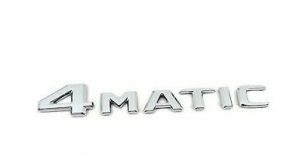 NEW GENUINE MERCEDES BENZ S-CLASS W222 REAR 4 MATIC CHROME LETTERING BADGE A2178171600