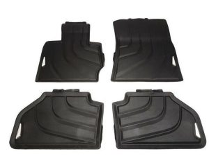 NEW BMW GENUINE X3 X4 F25 F26 ALL WEATHER FRONT & REAR RUBBER FLOOR MATS SET LHD