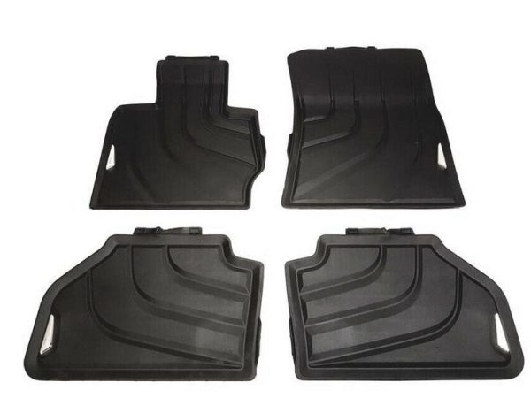 NEW BMW GENUINE X3 X4 F25 F26 ALL WEATHER FRONT & REAR RUBBER FLOOR MATS SET LHD