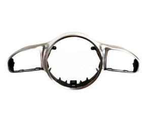 NEW GENUINE MERCEDES MB C CLS E G S CLASS STEERING WHEEL UPPER SILVER COVER TRIM A0994643700649E38