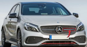 NEW GENUINE MERCEDES BENZ A CLASS W176 FRONT BUMPER RADIATOR GRILLE CHROME LEFT A1178850921